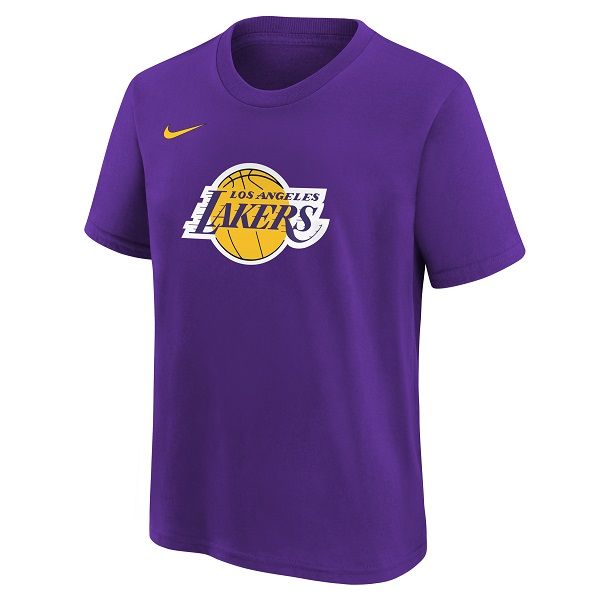 Outerstuff Nike Youth Los Angeles Lakers Yellow Court Culture T-Shirt, Boys', XL, Blue