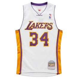 NBA ALTERNATE JERSEY LAKERS 2002 SHAQUILLE O NEAL WHITE