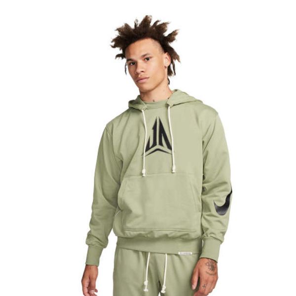 JA STANDARD ISSUE DRI FIT BASKETBALL HOODIE OIL GREEN