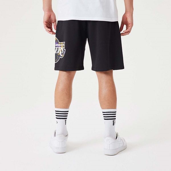 New Era NBA TEAM LOGO SHORTS LOS ANGELES LAKERS - Sports shorts - grey 