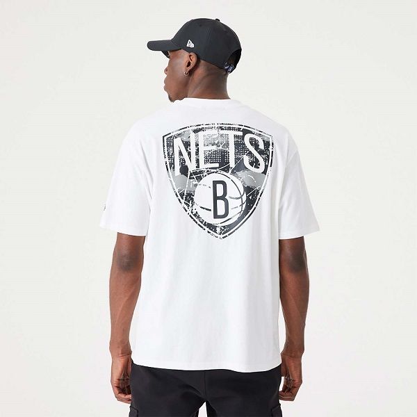 New Era -Chicago Bulls NBA Infill Logo Oversized T-Shirt - Black