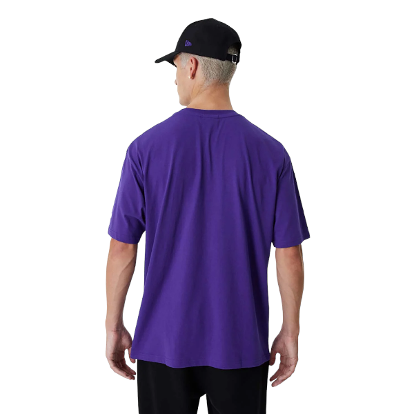Purple New Era NBA LA Lakers Graphic T-Shirt