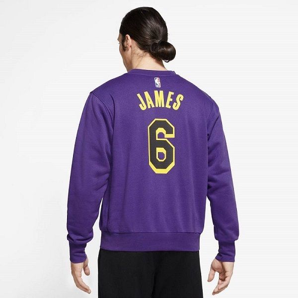 Men's Los Angeles Lakers LeBron James Jordan Brand Purple